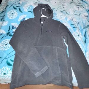 Columbia Men's Zip-Up Gray Sweater